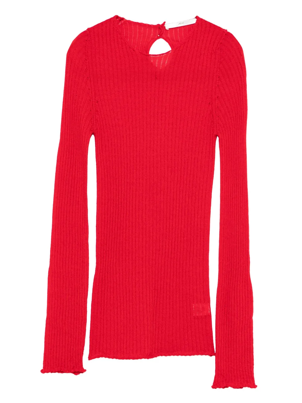 3311 Cut-out Sweater In Red