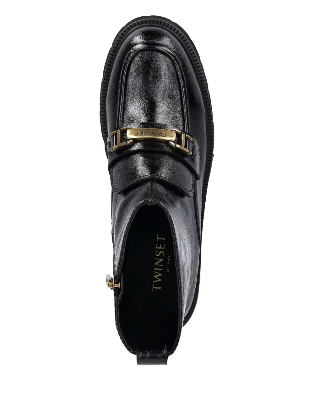 Twinset Buckle-detail Boots In Black
