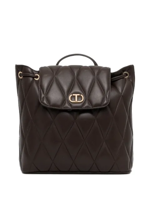TWINSET logo-plaque backpack