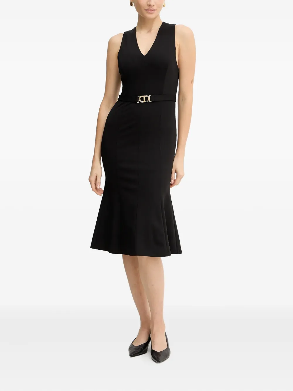 TWINSET Jurk met ceintuur - Zwart