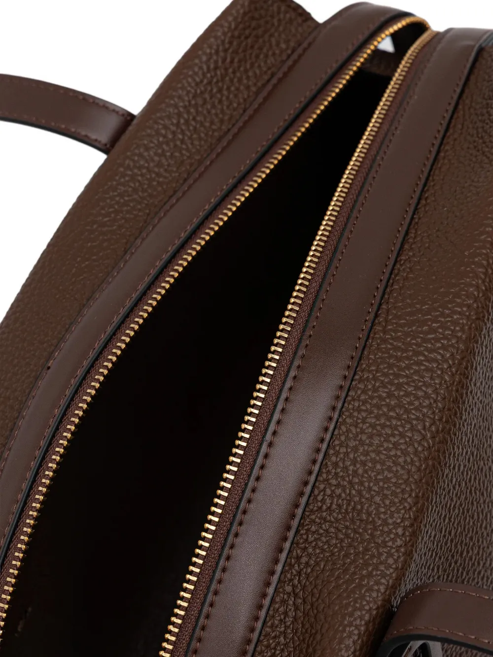 Twinset Logo-plaque Tote Bag In Brown