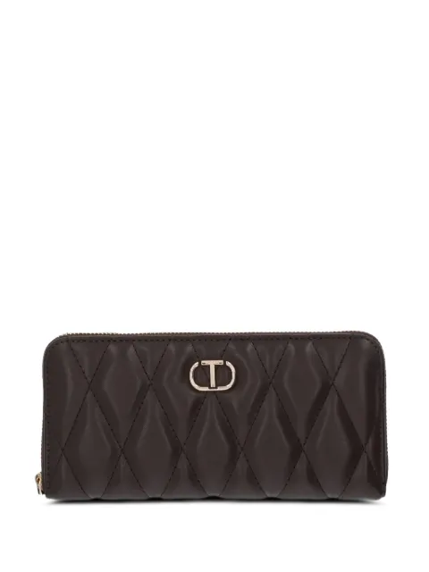 TWINSET cartera con placa del logo