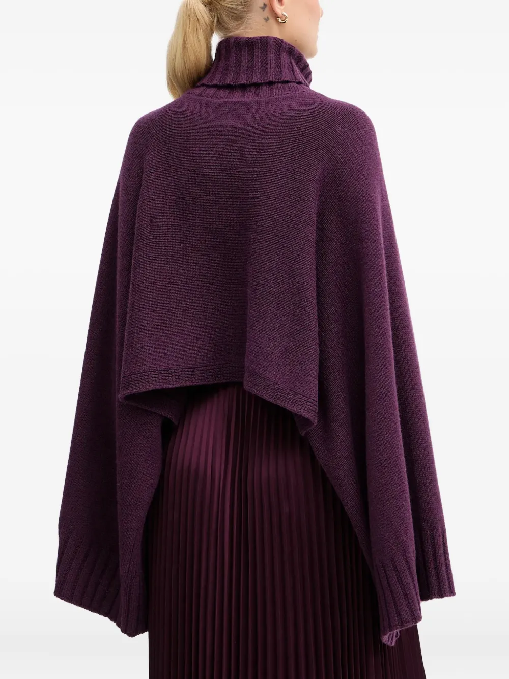 Twinset Logo-lettering Jumper In Purple