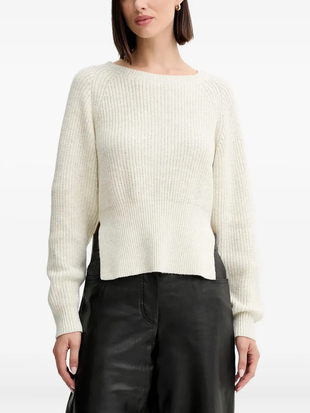 TWINSET ribbed-knit jumper - Toni neutri