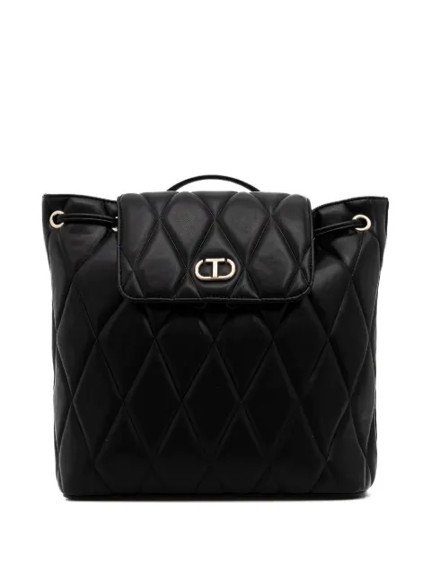 TWINSET logo-plaque backpack
