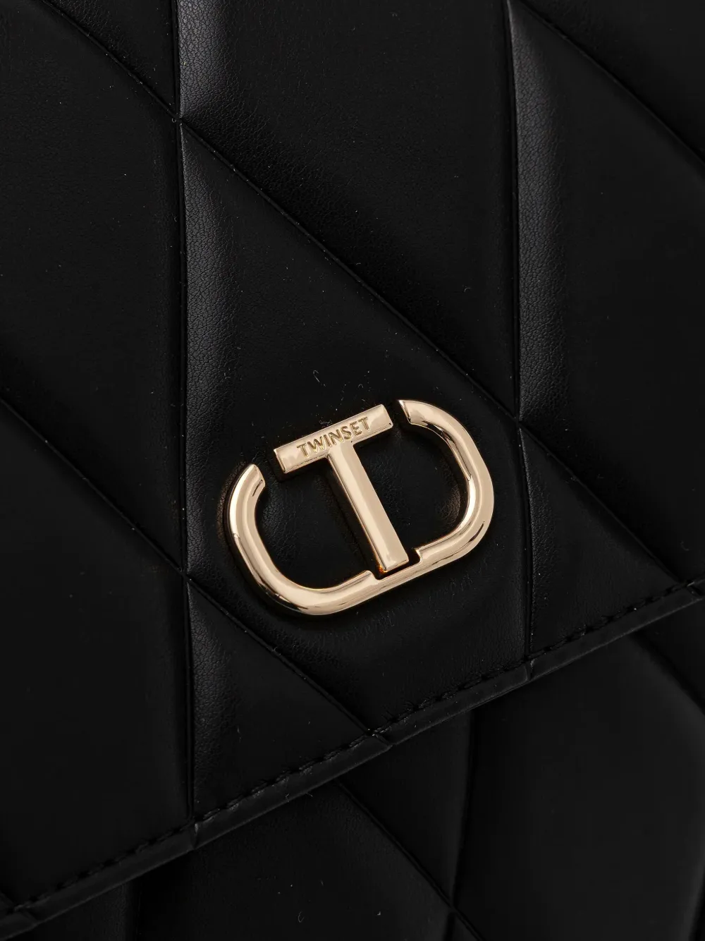 Twinset Logo-plaque Backpack In Black