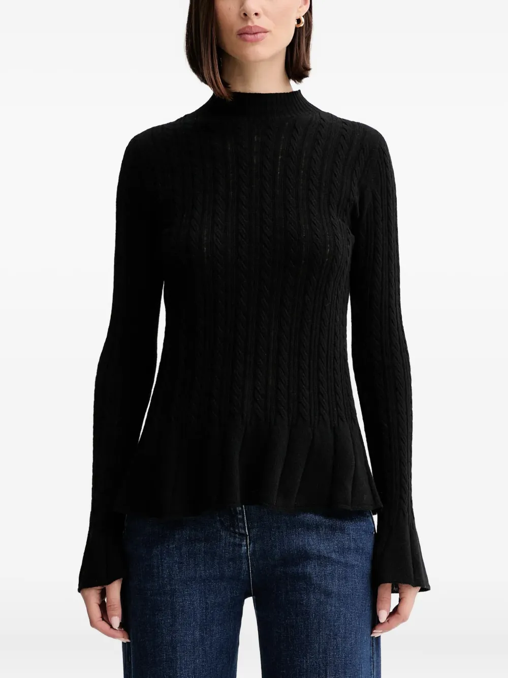 TWINSET cable-knit jumper - Nero