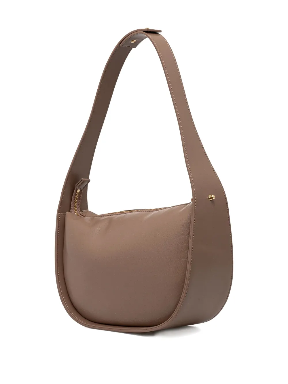Twinset Logo-plaque Tote Bag In Brown
