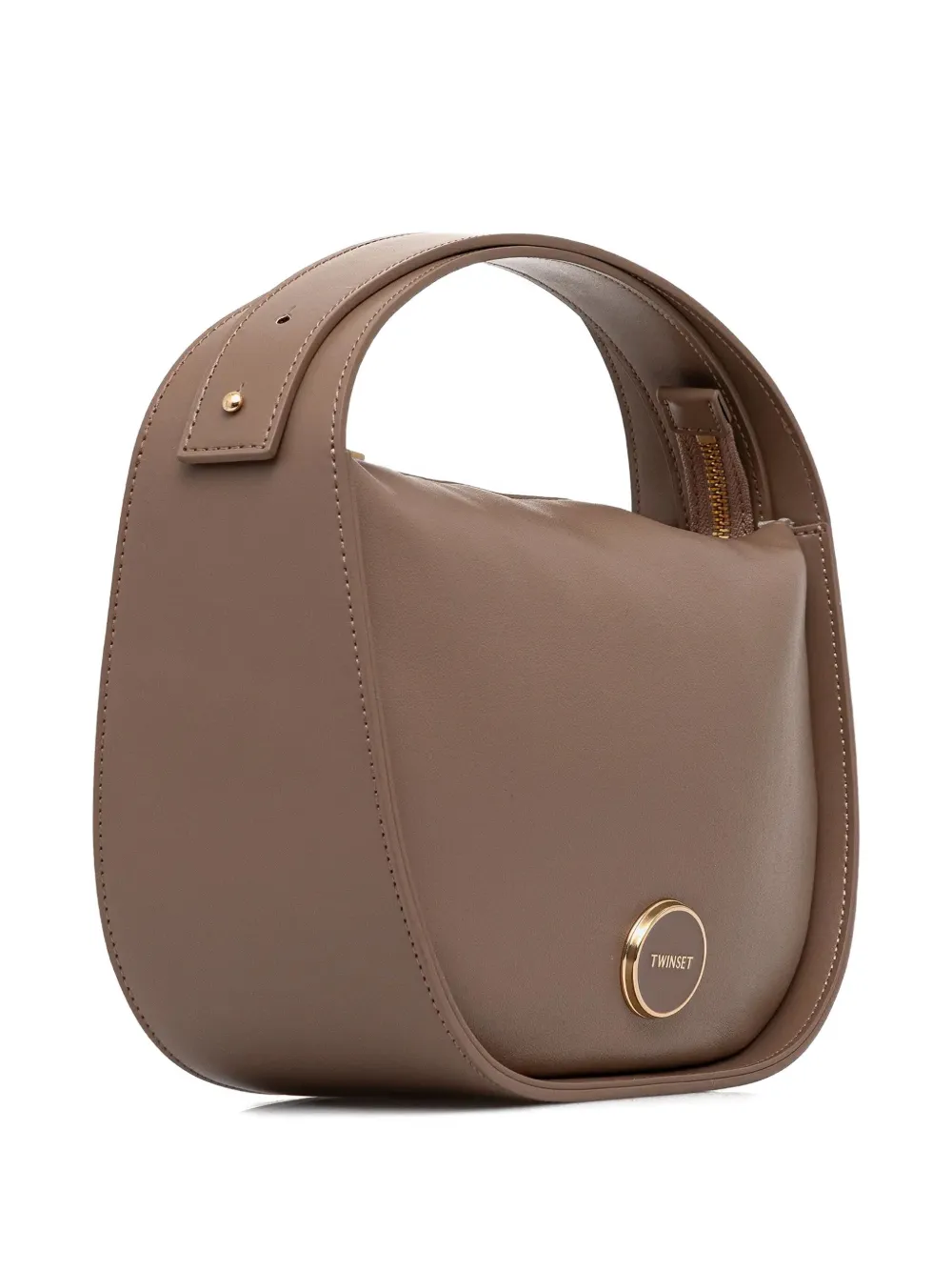 TWINSET Heuptas met logoplakkaat - Bruin