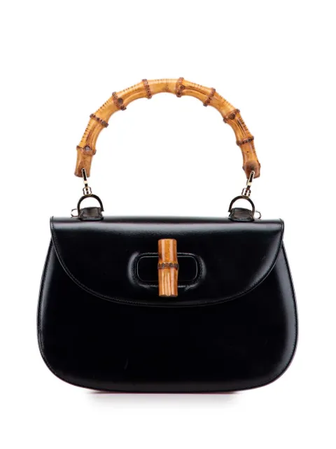 Gucci Pre-Owned 20th Century Calfskin Bamboo Night satchel