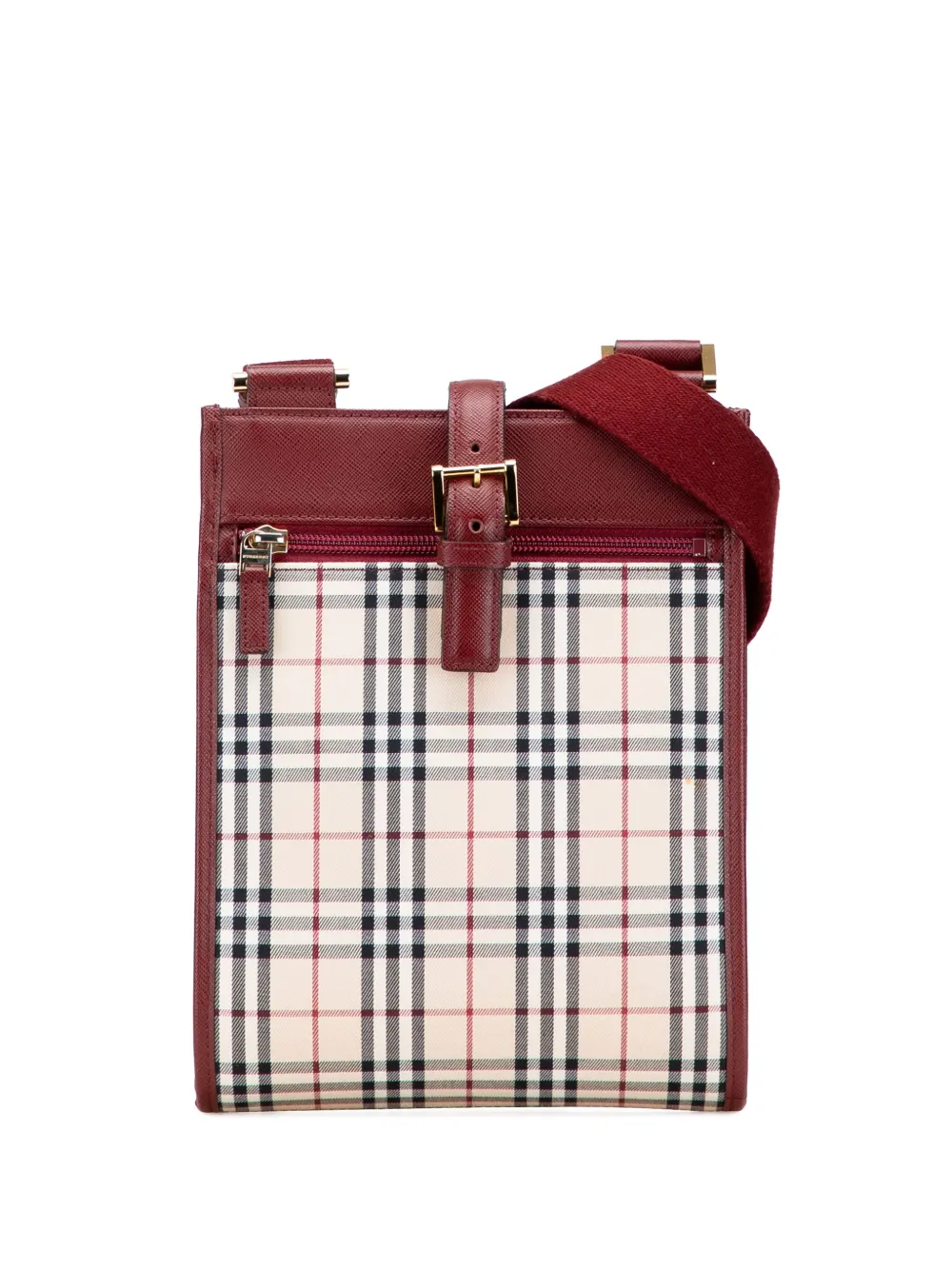Burberry Pre-Owned 2000-2017 House Check Canvas crossbody bag | Brown | Image 1