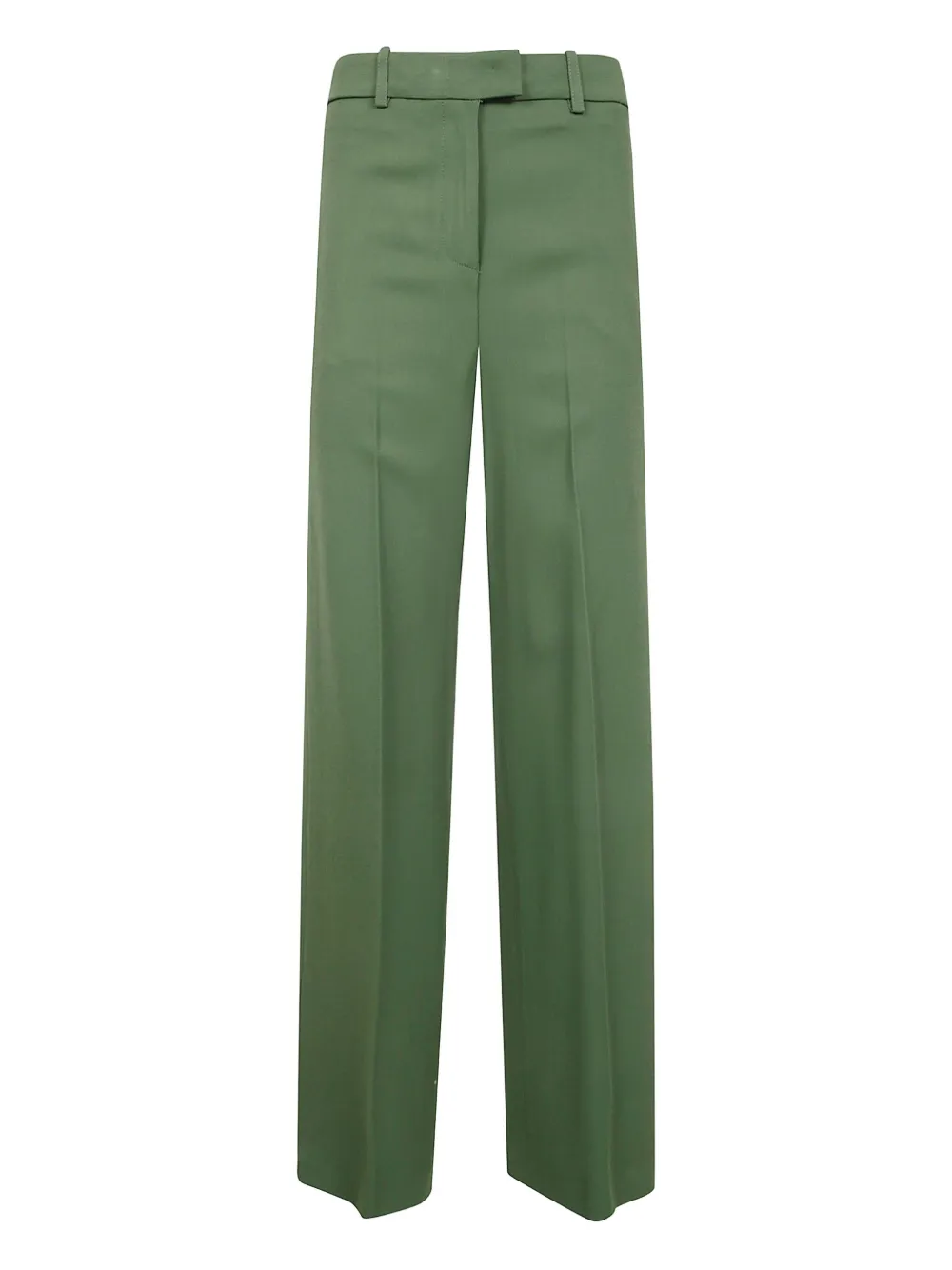 Semicouture pressed-crease trousers | Green | Image 1
