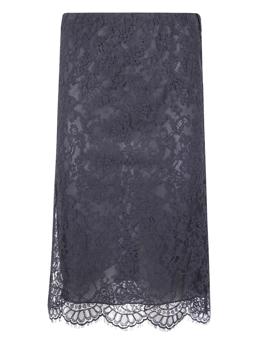 Semicouture lace midi skirt | Black | Image 1