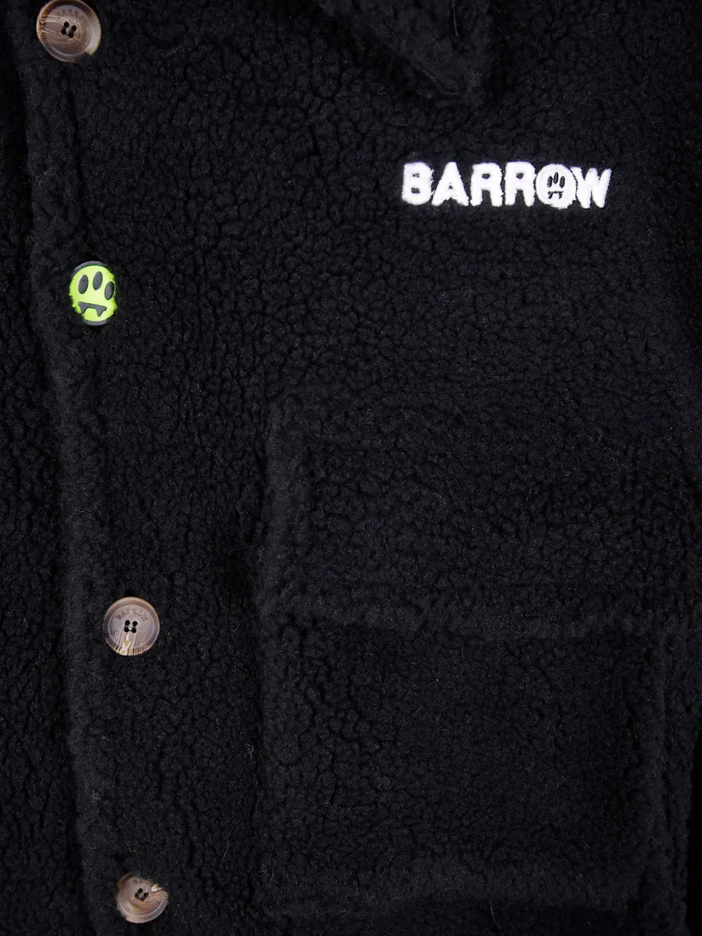 Barrow Artificial Fur Teddy Casual Jacket In Blue