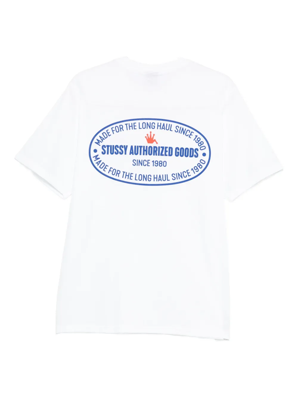 Stüssy text-print T-shirt - Wit