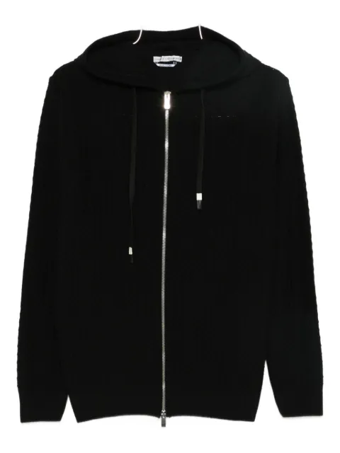 Daniele Alessandrini zip-up knitted hoodie