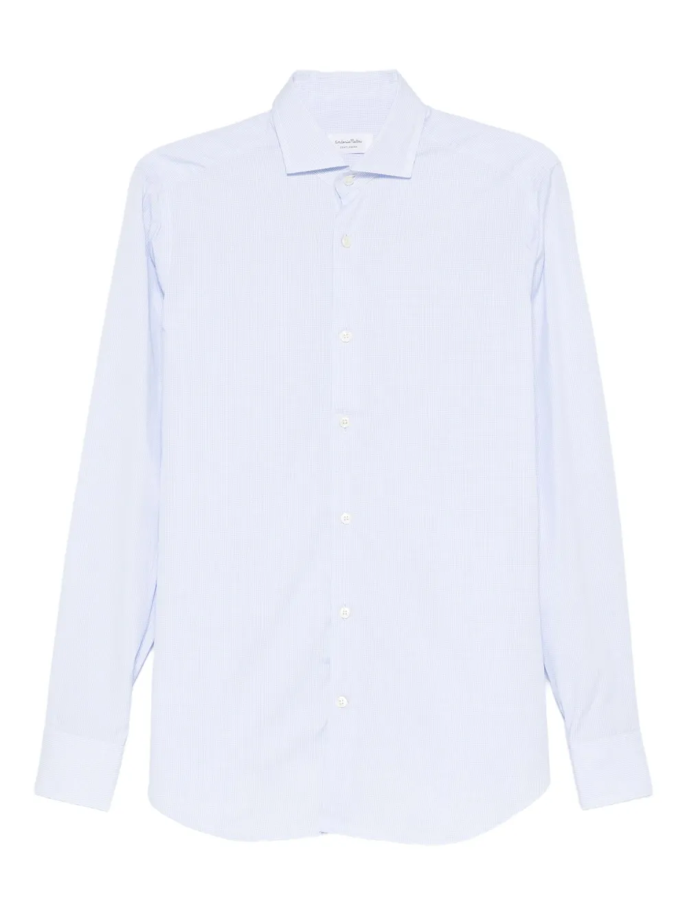 Tintoria Mattei checked buttoned shirt | Blue | Image 1