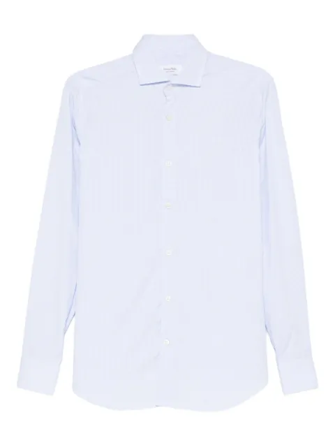 Tintoria Mattei camisa con botones y cuadros estampados