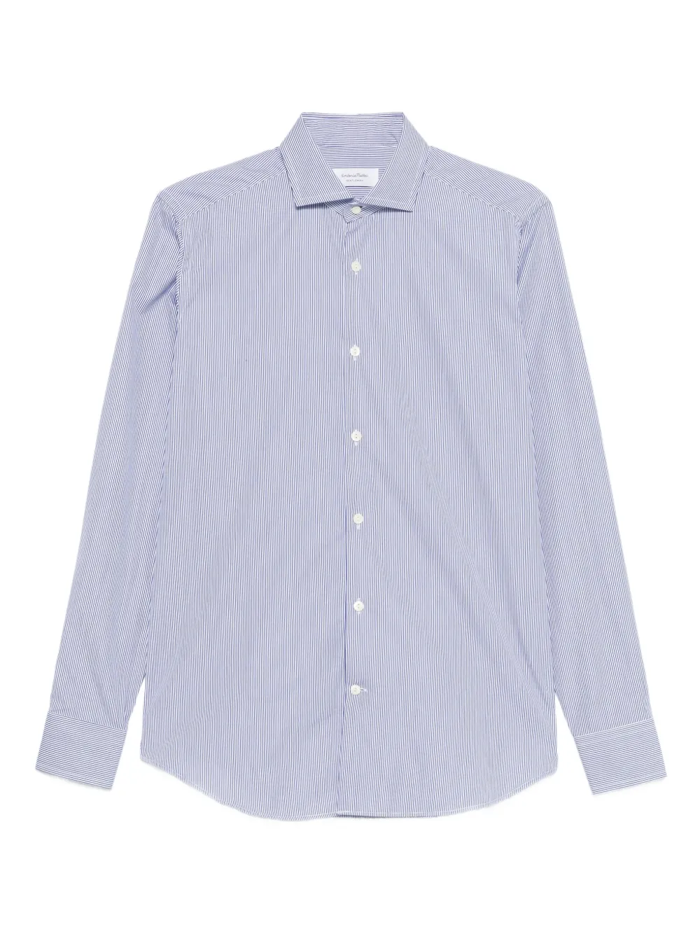 Tintoria Mattei camisa con rayas estampadas | azul | Image 1