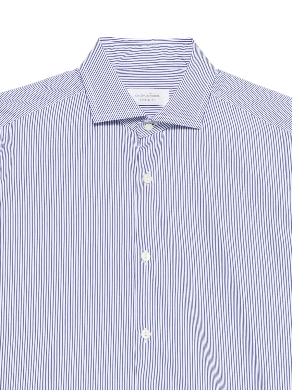  Tintoria Mattei Camisa A Rayas - Azul 