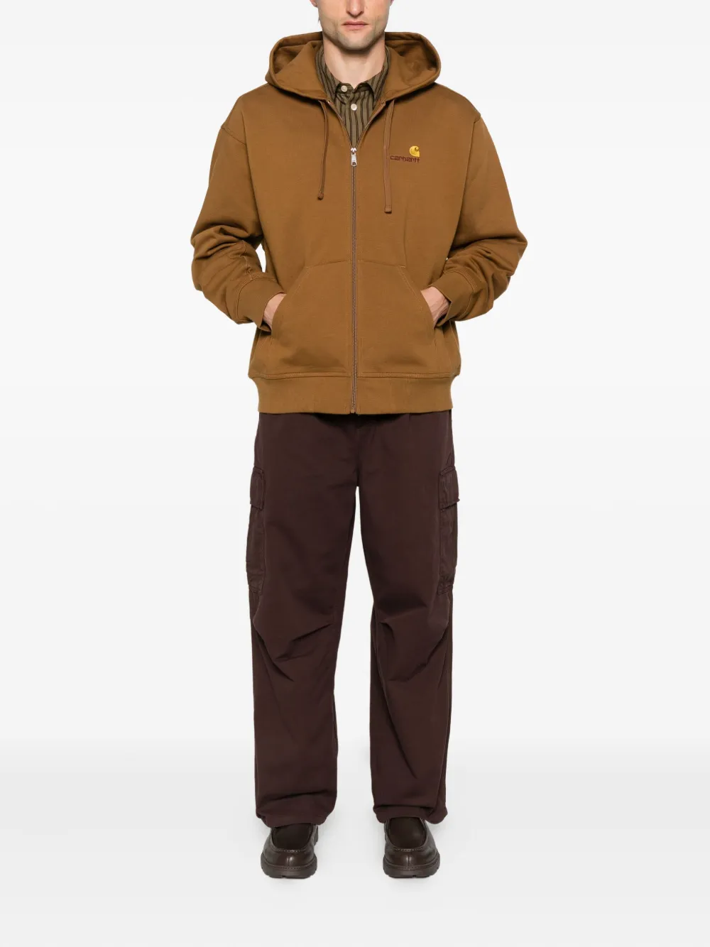 Carhartt WIP American Script zip-up hoodie | Hoodies | Image 2