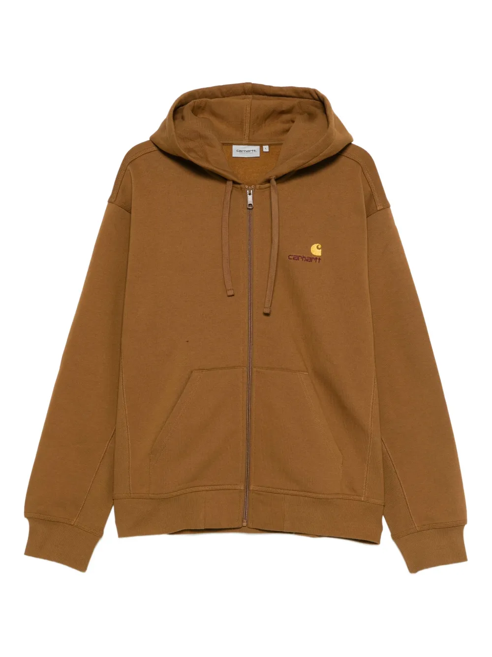 Carhartt WIP American Script Kapuzenjacke - Braun