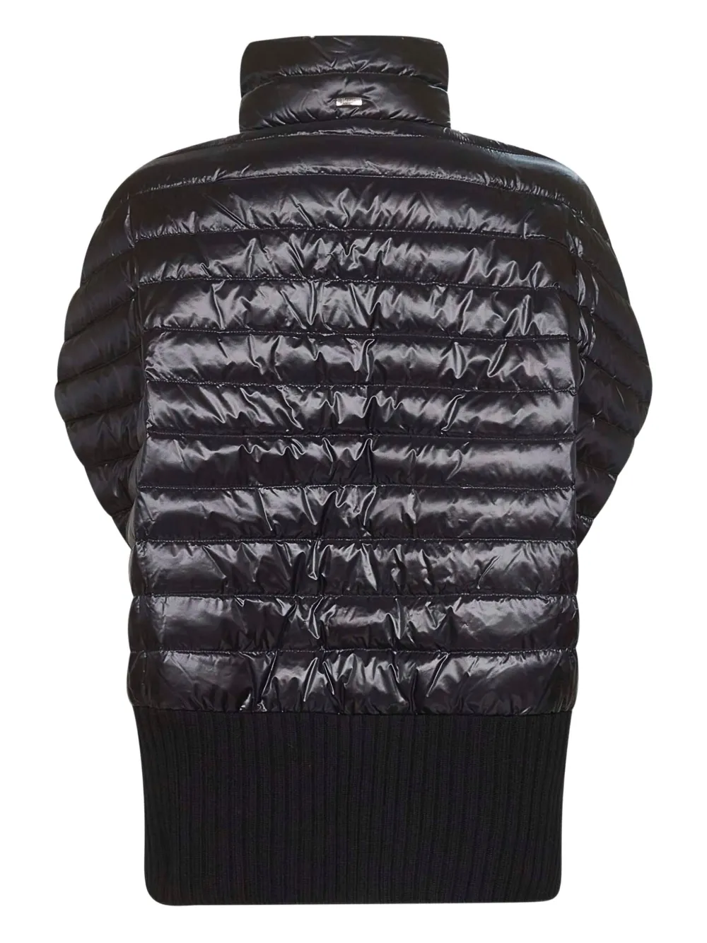 Herno Panelled Zipped Gilet In Black