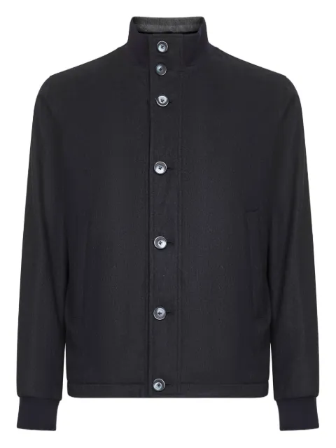 Herno high-neck buttoned jacket