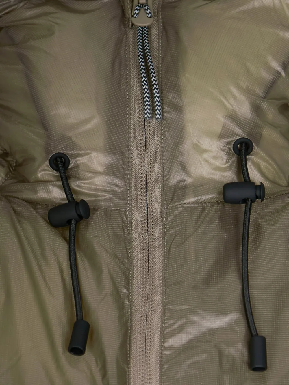 Roa Hooded Zip-up Jacket In Brown