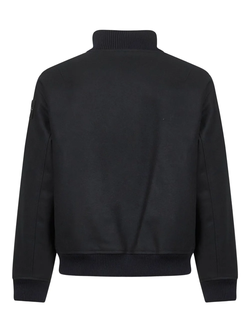 Stone Island Compass-badge Bomber Jacket In Blue