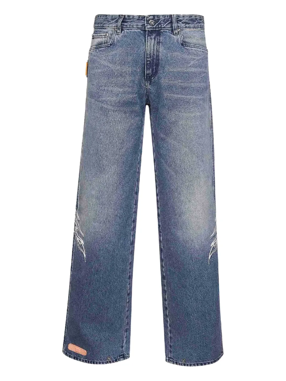 PDF embroidered jeans - Blue PDF embroidered jeans - Blue