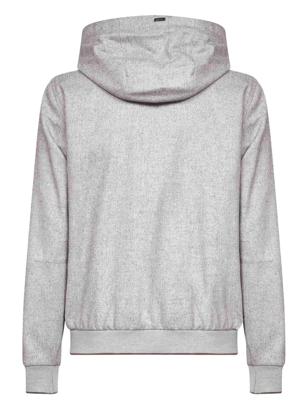 Herno Long-sleeved Zipper Jacket In Gray