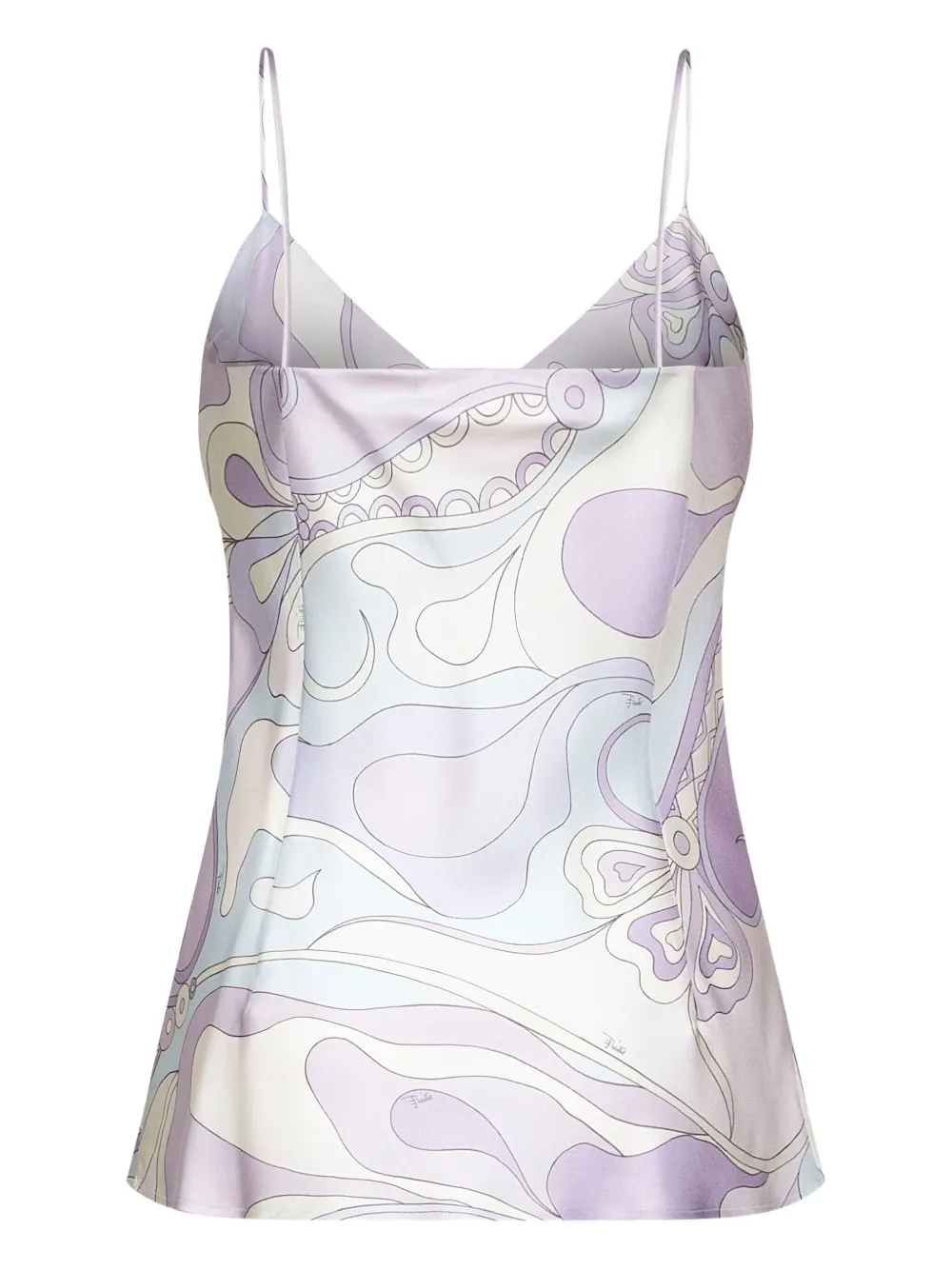 PUCCI top de seda con ondas estampadas | Chalecos y camisetas | Image 2