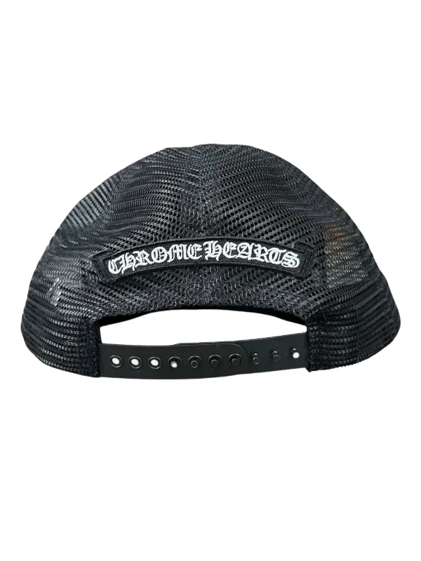 Chrome Hearts Guitar player-print Trucker Cap | Black | FARFETCH