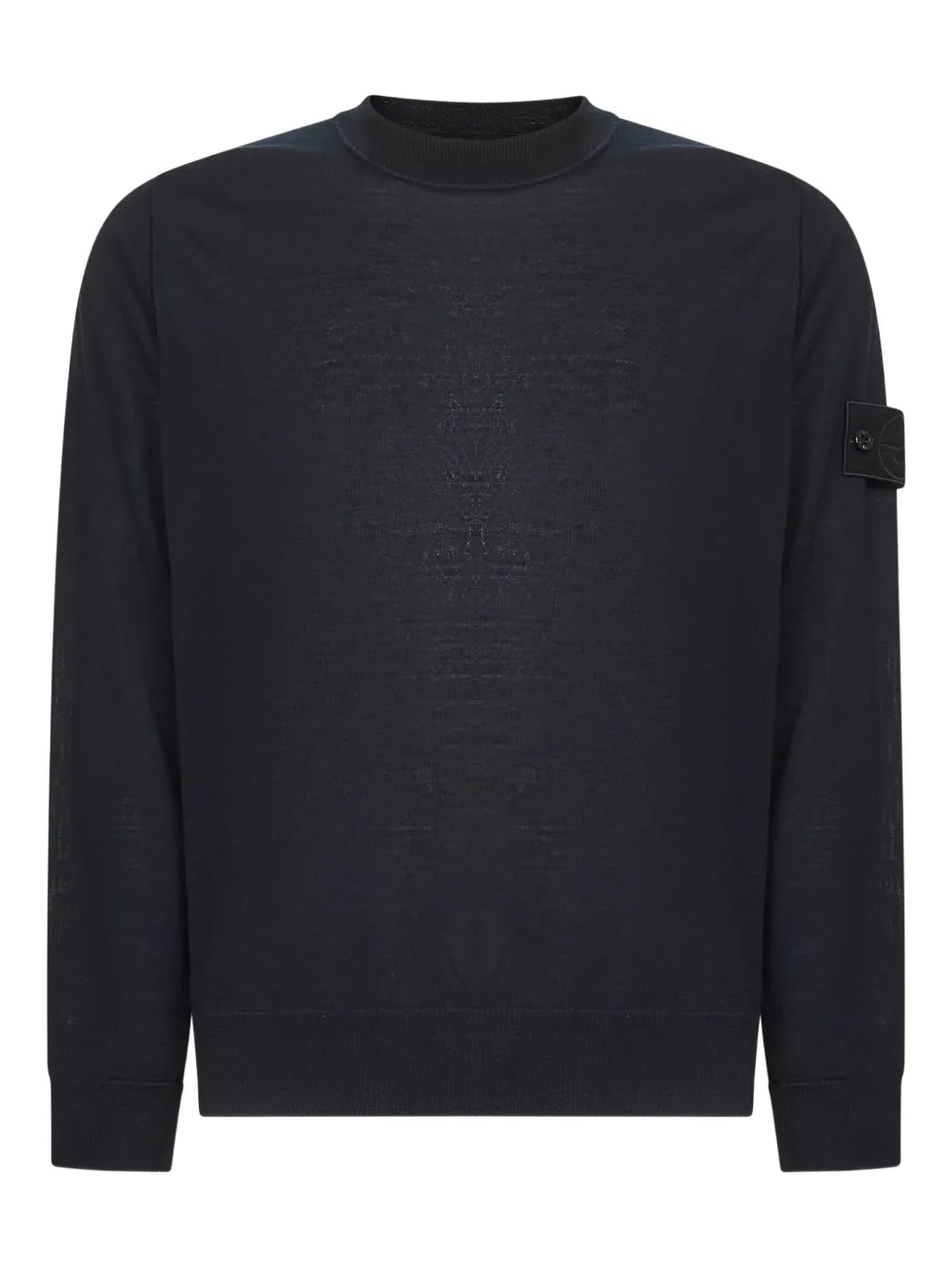 Stone Island crew-neck wool sweater - ブルー Stone Island crew-neck wool sweater - ブルー