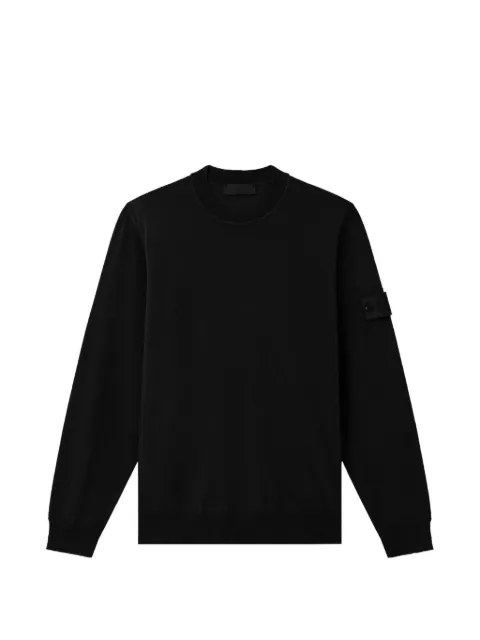 Stone Island suéter de lana con cuello redondo