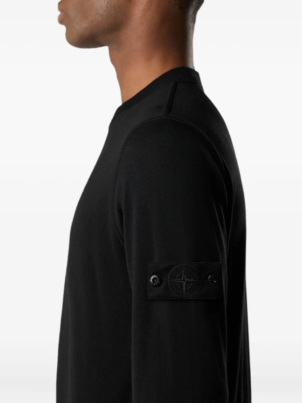 Stone Island Wollen trui met ronde hals Blauw