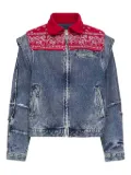 PDF zip-up denim jacket - Blue