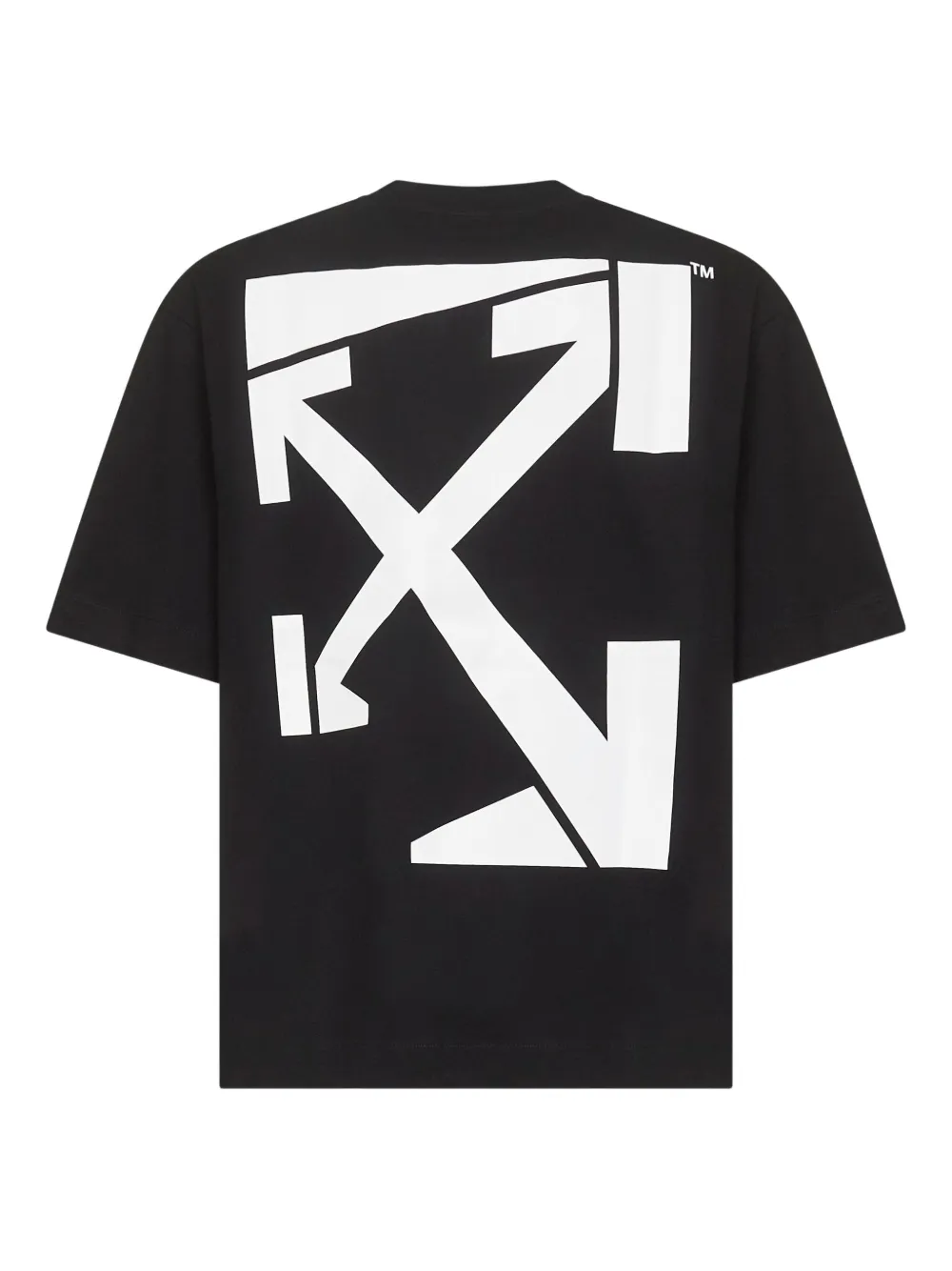 Off-White arrow-print T-shirt - Zwart
