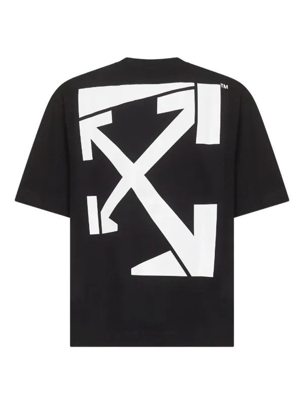 Off-White Camiseta Com Estampa De Logo | Preto | FARFETCH BR