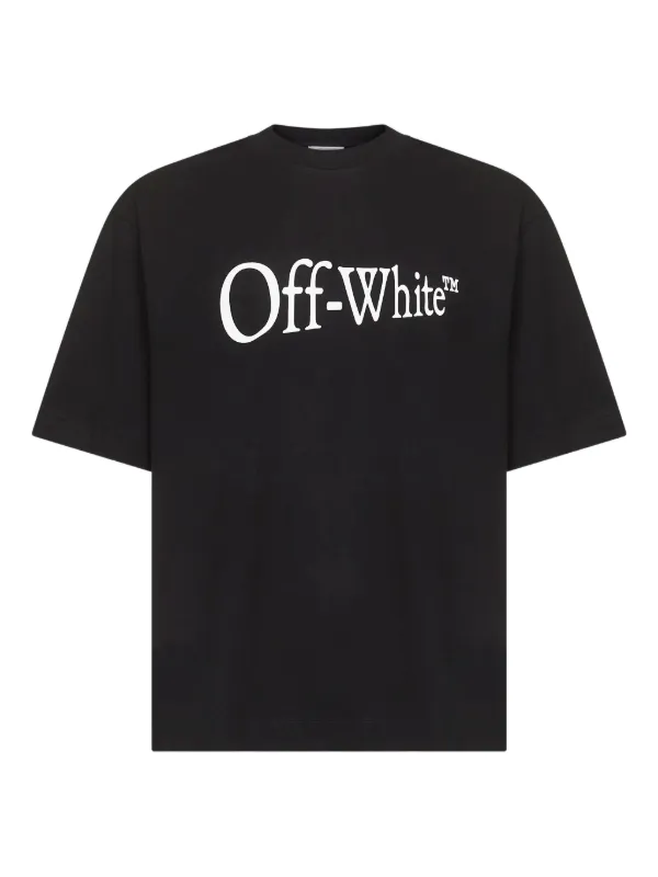 Off-White Camiseta Com Estampa De Logo | Preto | FARFETCH BR