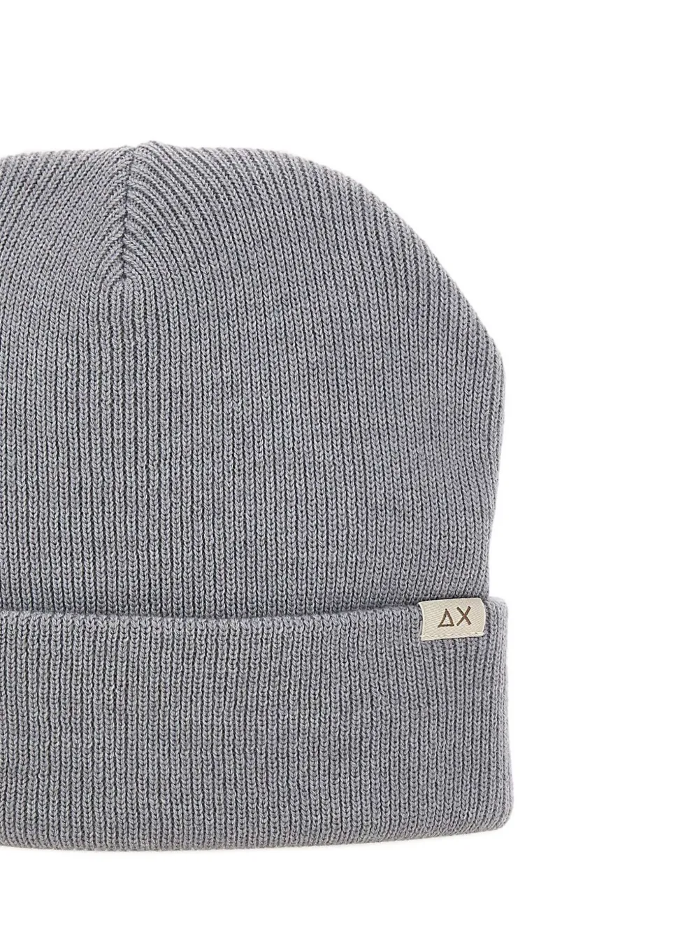 Sun 68 Ribbed Beanie In Gray