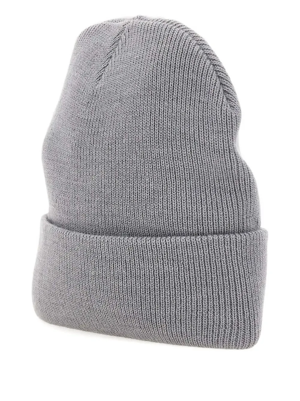 Sun 68 Ribbed Beanie In Gray