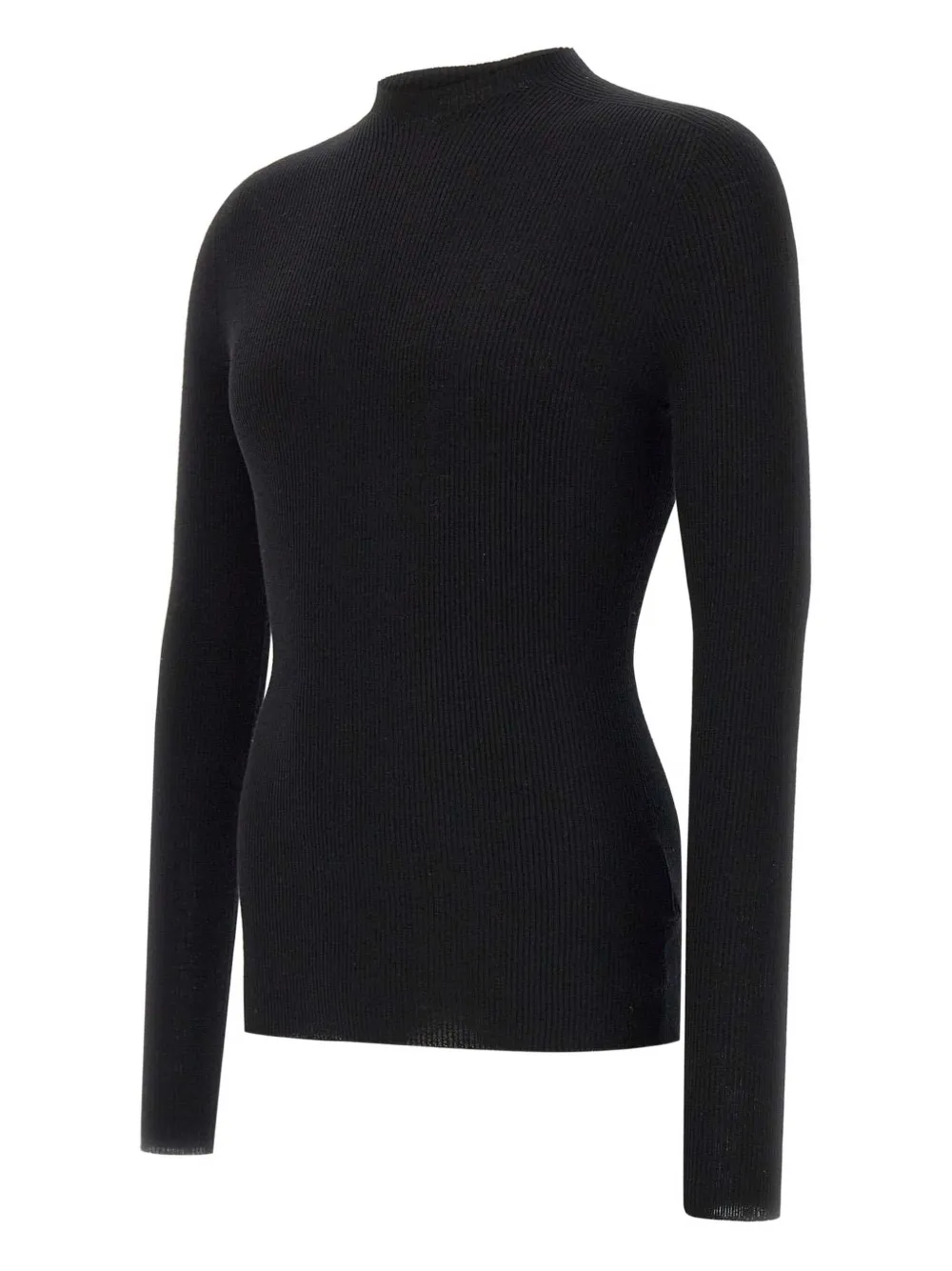 Heliot Emil Isotropy Ribbed Sweater In Black