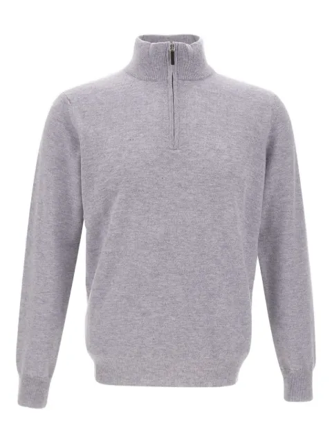 Kangra half-zip high-neck sweater
