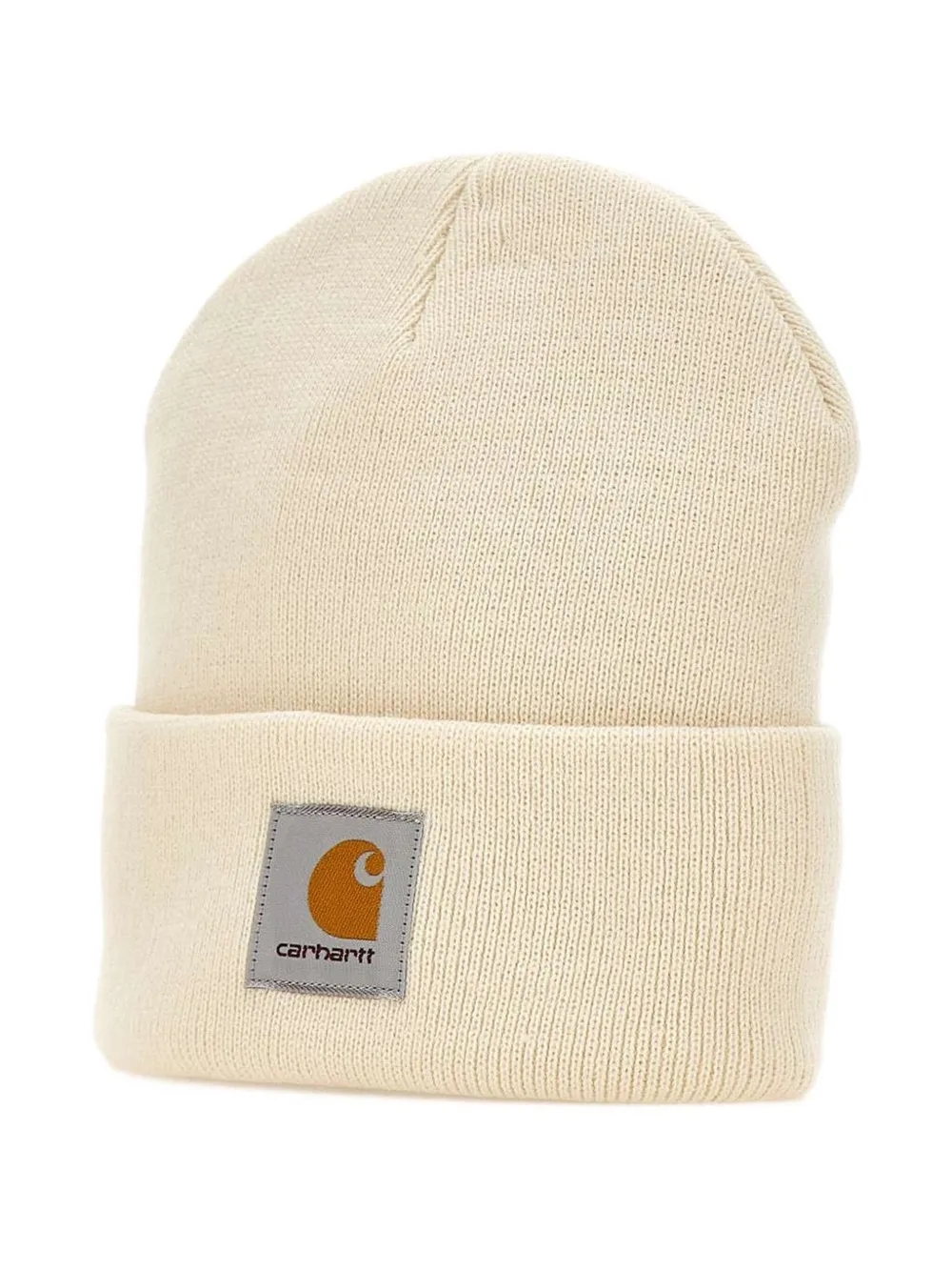Carhartt Logo-patch Beanie In Neutral