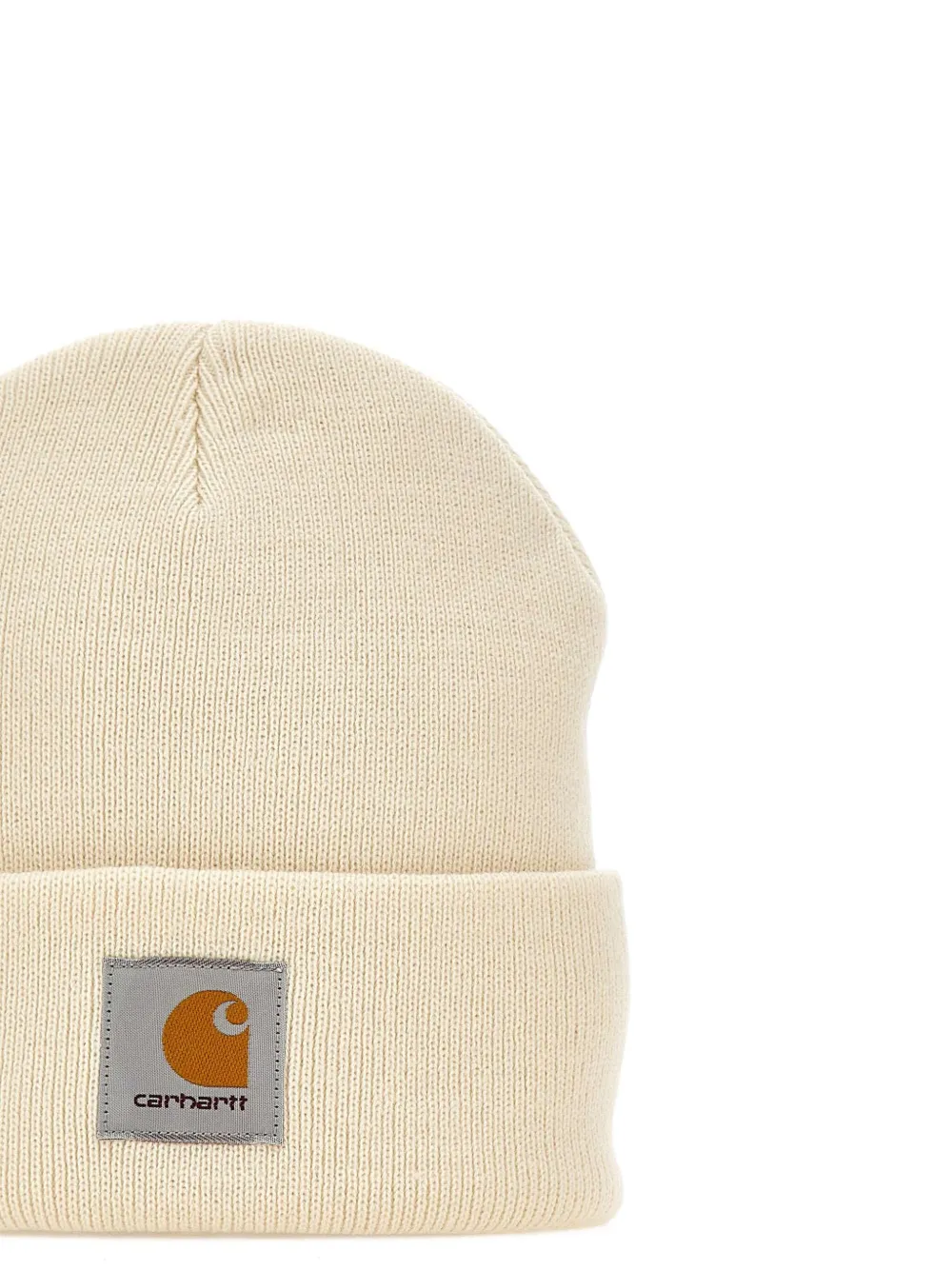 Carhartt Logo-patch Beanie In Neutral
