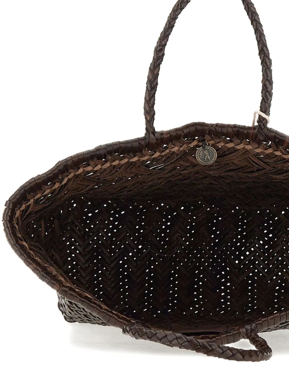 Dragon Diffusion Small Triple Jump Tote Bag In Brown