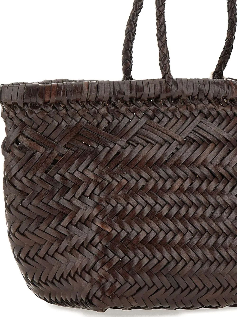 Dragon Diffusion Small Triple Jump Tote Bag In Brown