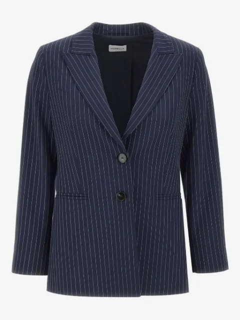 Marella pinstripe-print blazer